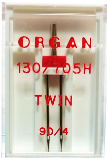 фото - Иглы Organ двойные 90\4 ( 1 шт)