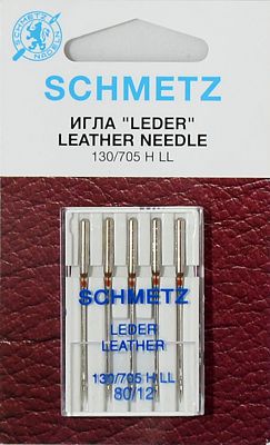 Игла SCHMETZ кожа № 80 (5 шт)