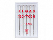 Иглы Organ джинс №100 (5шт.)